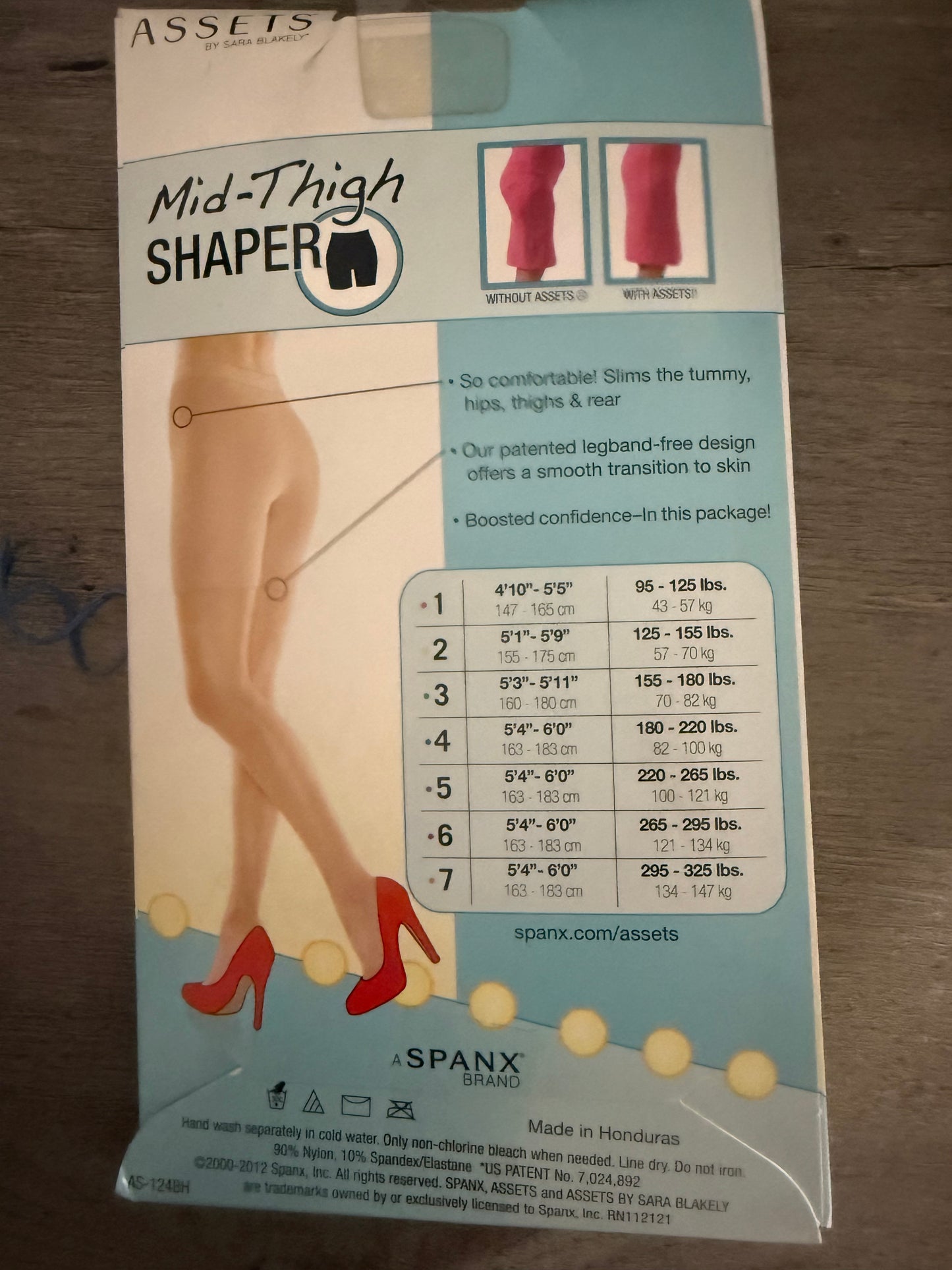 SPANX Assets Mid-Thigh Shaper Nude NWT