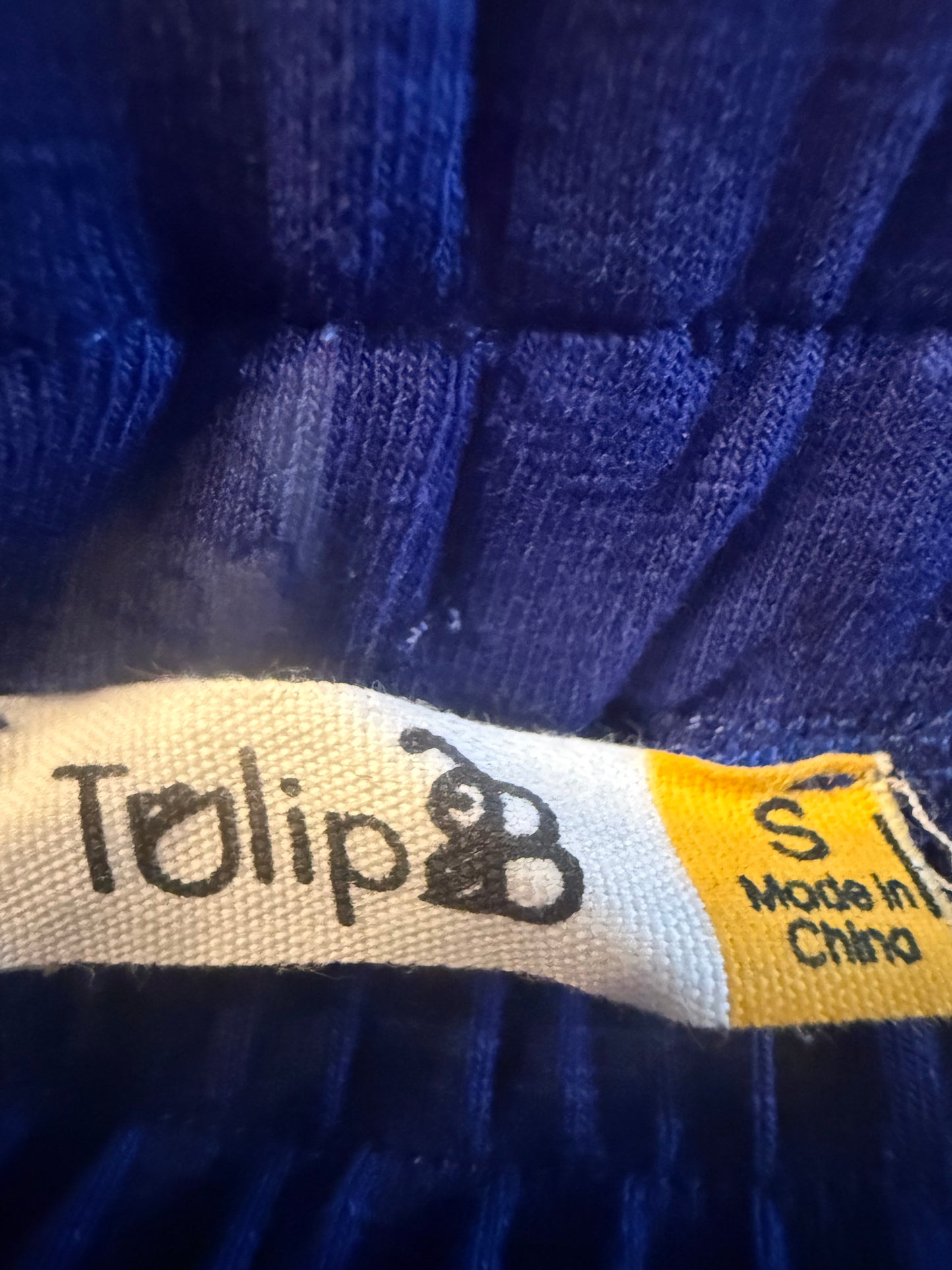 Tulip B Blue Pull-On Knit Skirt – Size Small – NWT