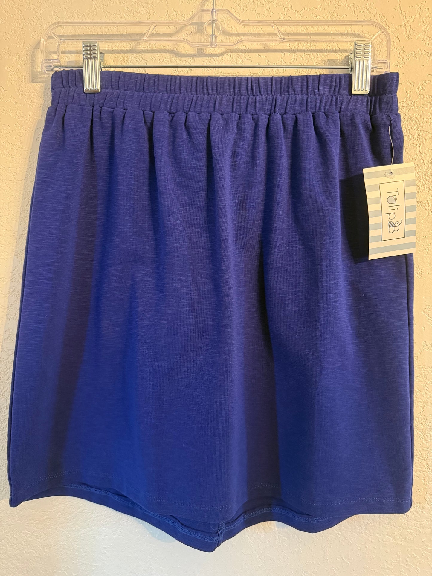 Tulip B Blue Pull-On Knit Skirt – Size Small – NWT
