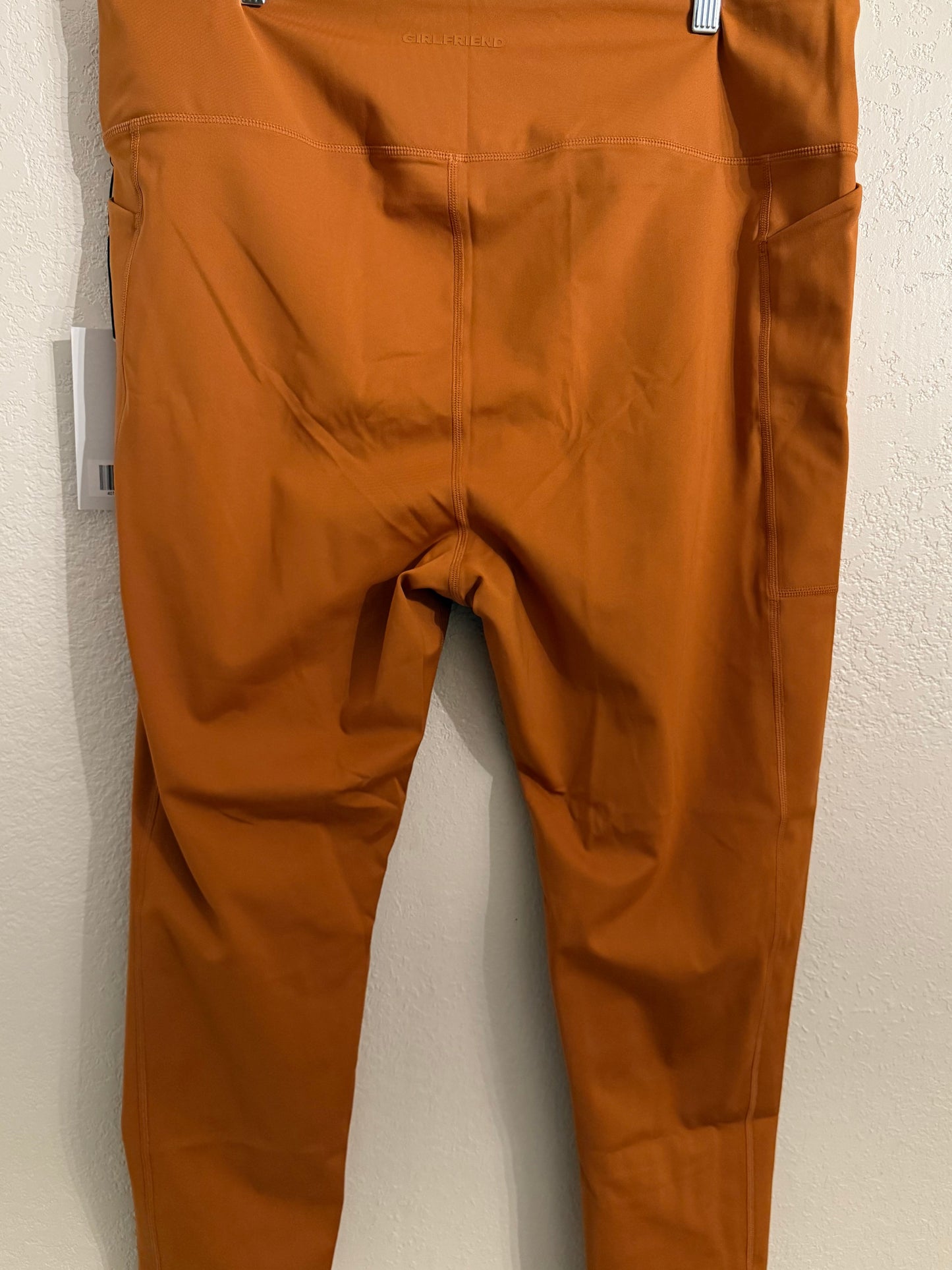 NWT Girlfriend Collective High-Rise Pocket Leggings Burnt Orange 4XL