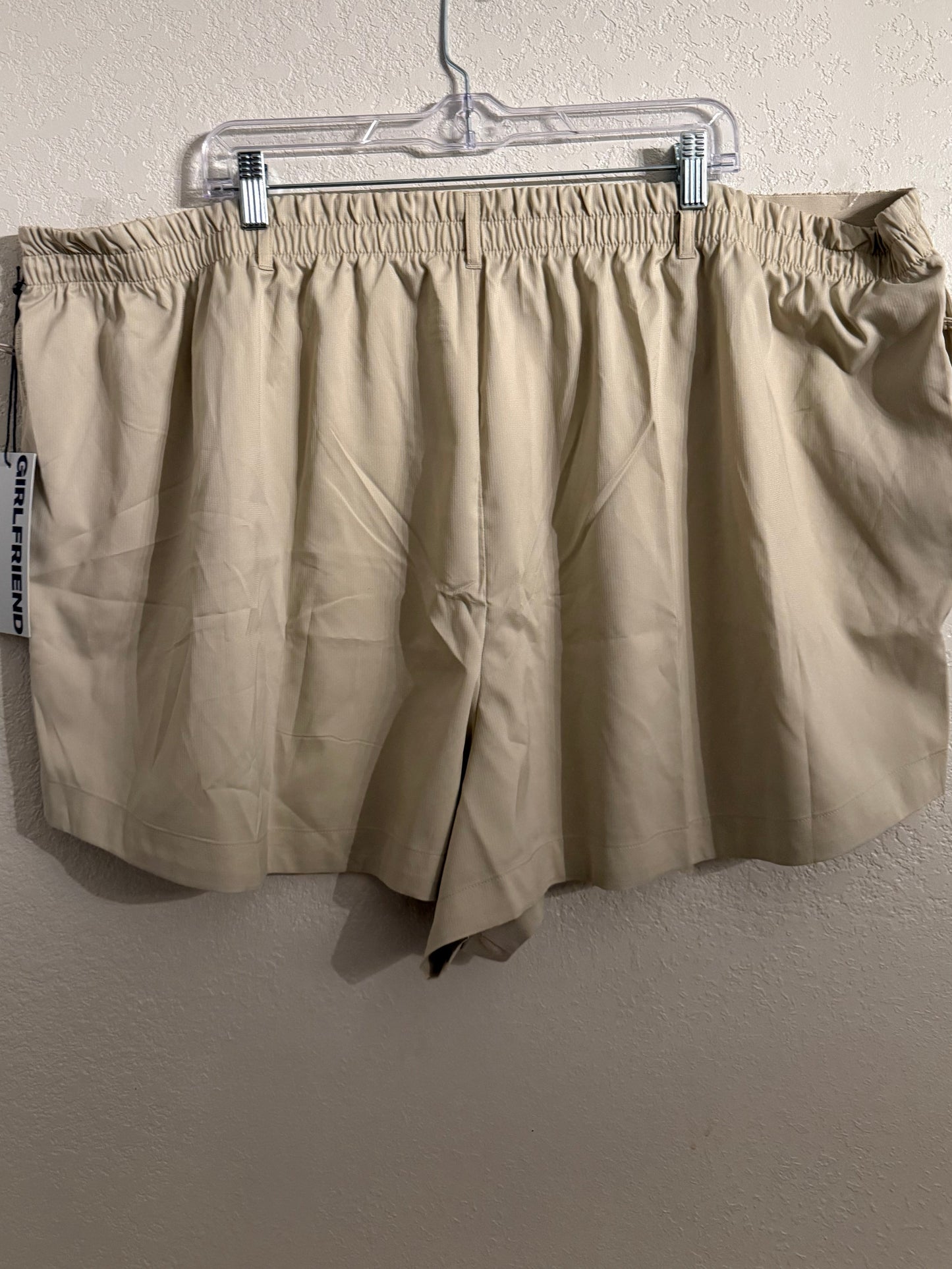 Girlfriend Collective NWT Lightweight Utility Shorts 5XL Tan