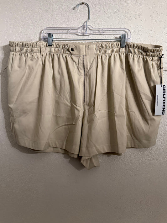 Girlfriend Collective NWT Lightweight Utility Shorts 5XL Tan