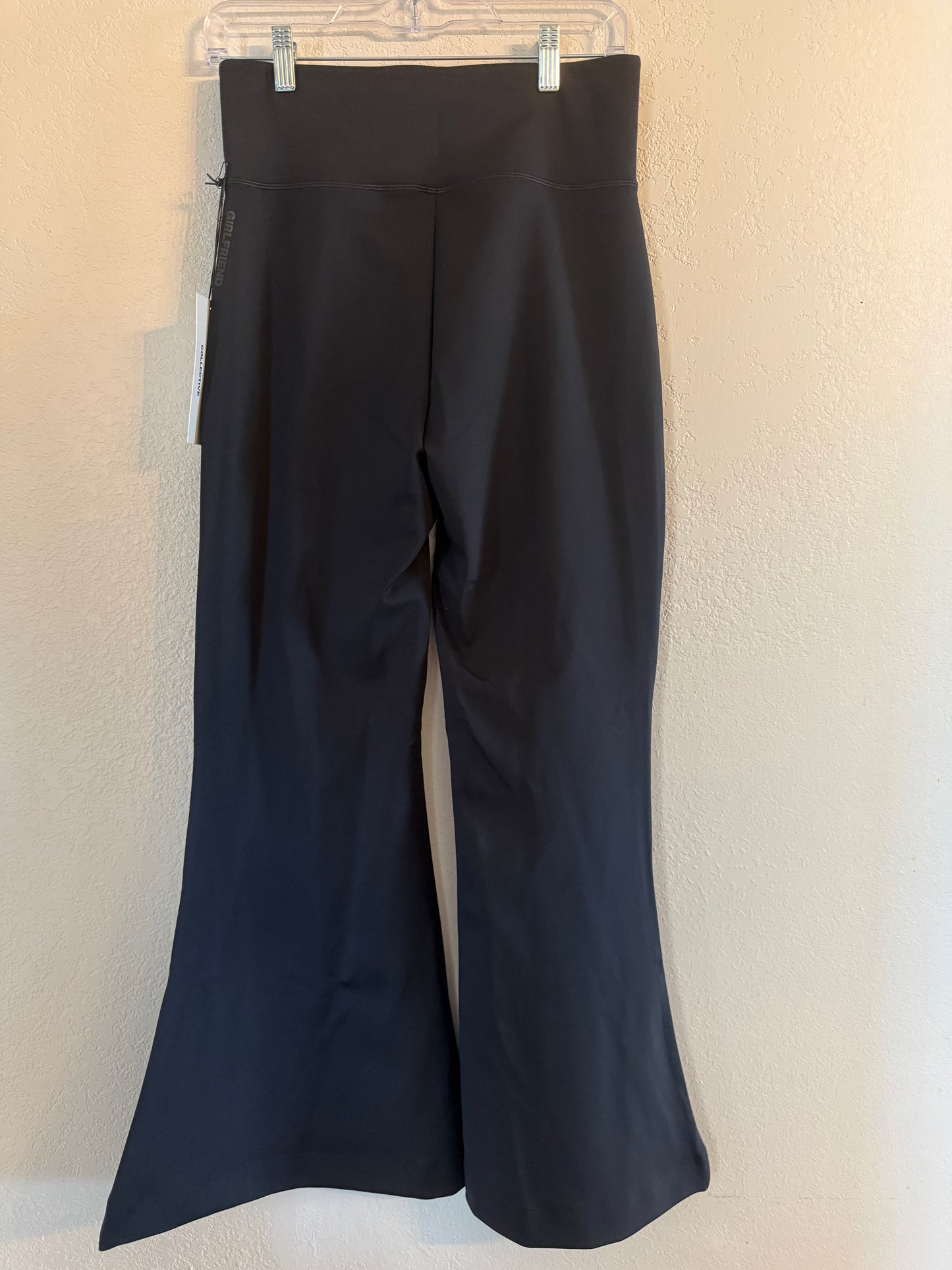 Girlfriend Collective Black High-Rise Flare Pants NWT