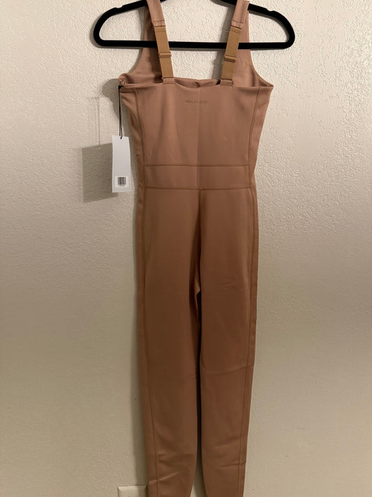 Girlfriend Collective NWT Compressive Unitard Jumpsuit Small Camel