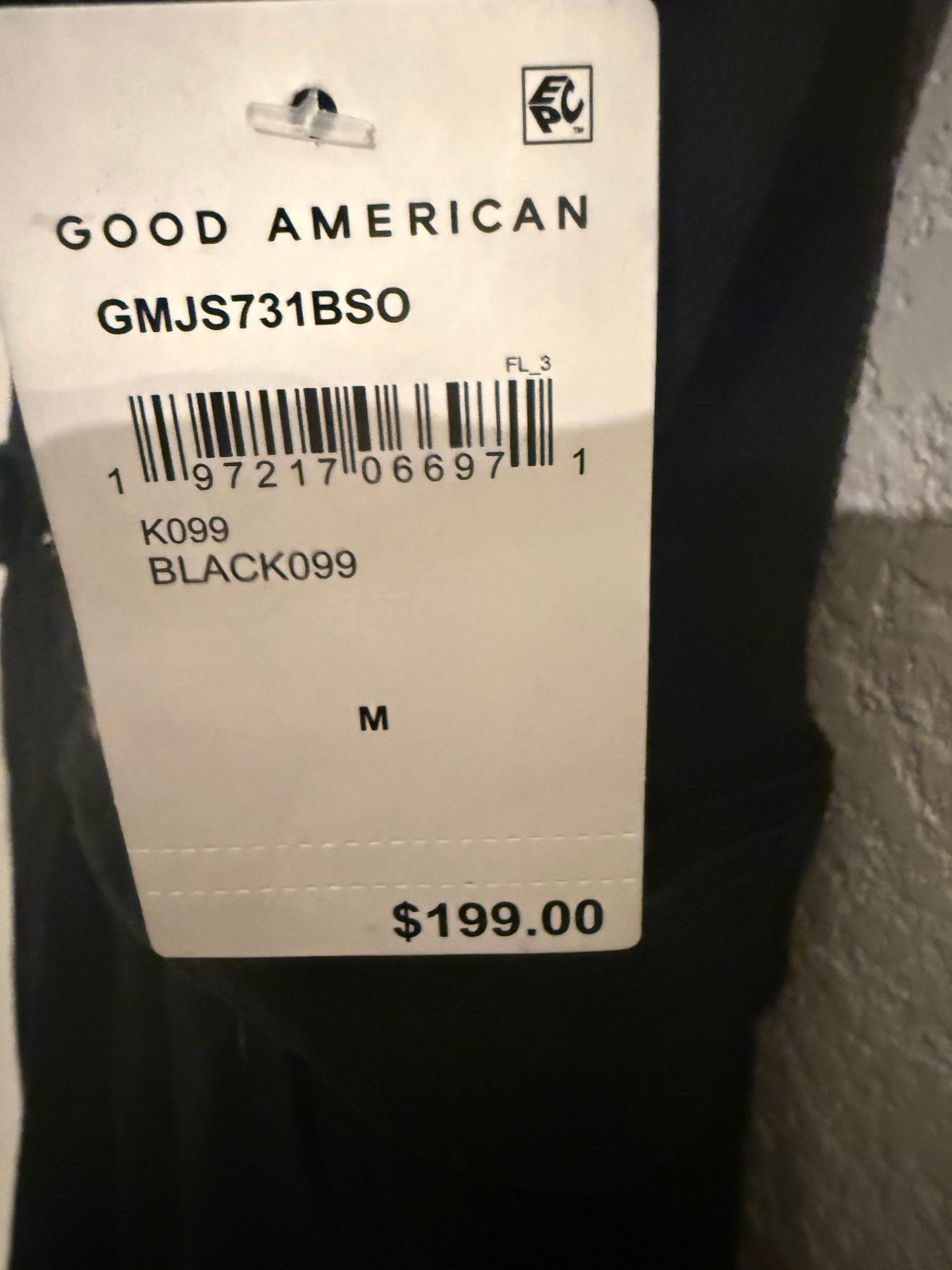 Good American Fit For Success Jumpsuit-Black