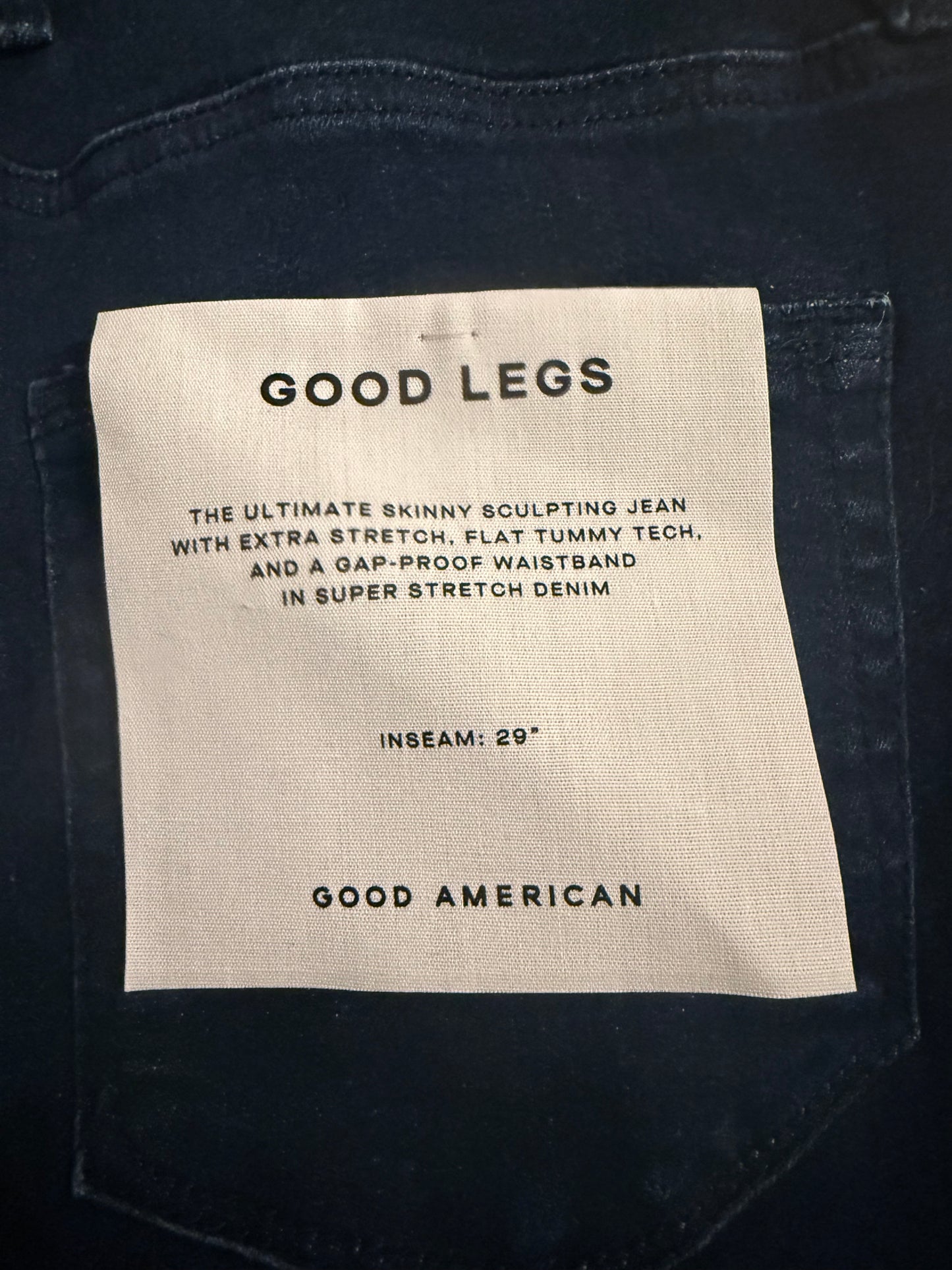 Good American Good Legs Skinny Jeans NWT Dark Wash Size 6/28
